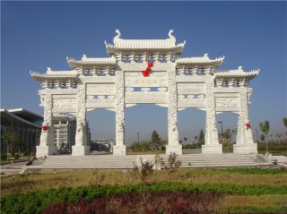 公園景區(qū)石牌坊大門價格-村口石牌樓制作廠家哪家好