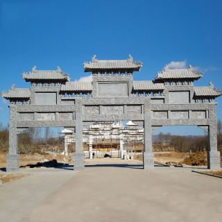 公園景區(qū)石牌坊大門價格-村口石牌樓制作廠家哪家好