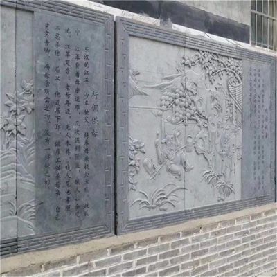 中式浮雕建筑墻雕花鳥(niǎo)壁畫(huà)磚雕景區戶(hù)外圍墻壁畫(huà)