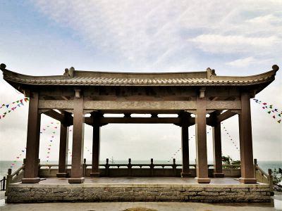 景區古建筑大理石長(cháng)廊庭