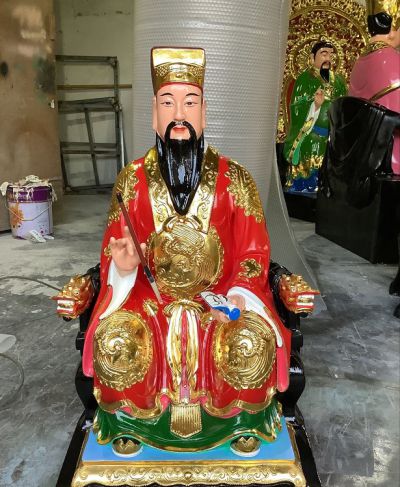 宗教寺廟玻璃鋼彩繪佛像景觀(guān)