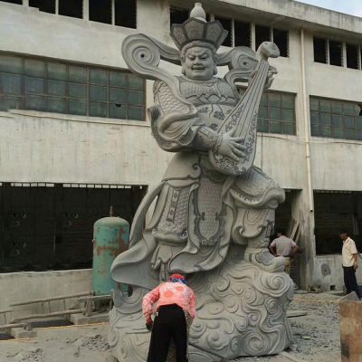 四大天王青石浮雕佛像寺廟景區廣場(chǎng)擺件