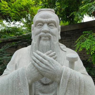 古代名人雕塑戶(hù)外園林景觀(guān)擺件