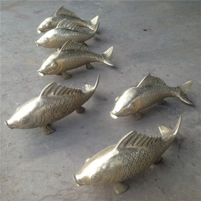 噴泉水景不銹鋼創(chuàng  )意魚(yú)群雕塑