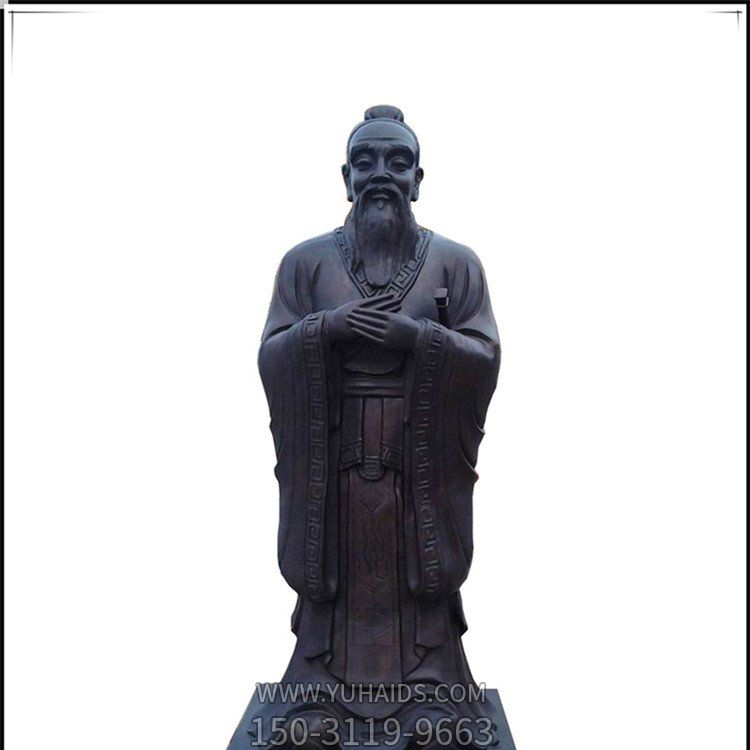 校園名人景觀(guān)銅雕古代名人雕塑