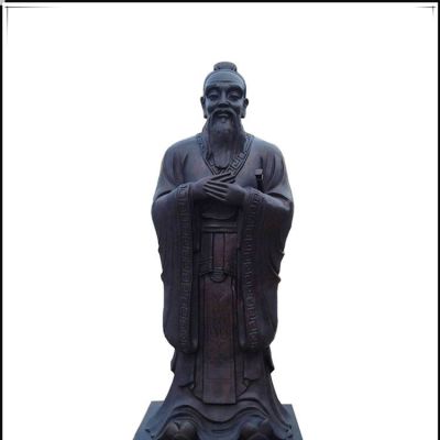 校園名人景觀(guān)銅雕古代名人雕塑