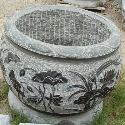 庭院寺廟大型景觀(guān)裝飾品花盆雕塑