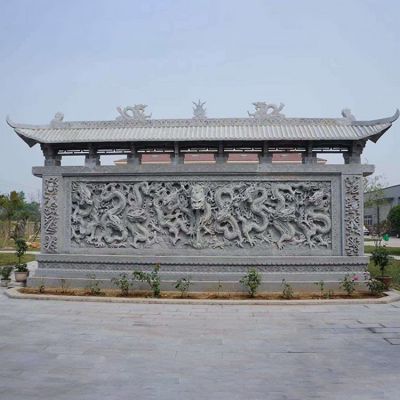 廣場(chǎng)庭院青石古建石雕壁畫(huà) 影壁墻 美觀(guān)大方