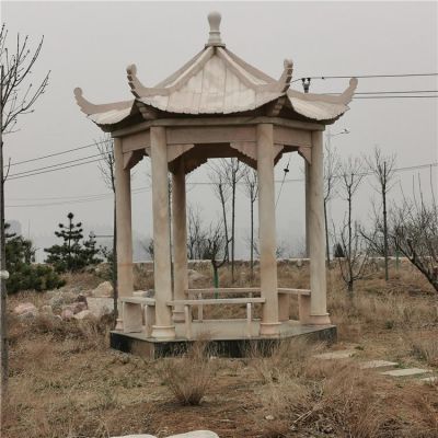 學(xué)校公園廣場石雕涼亭雕塑