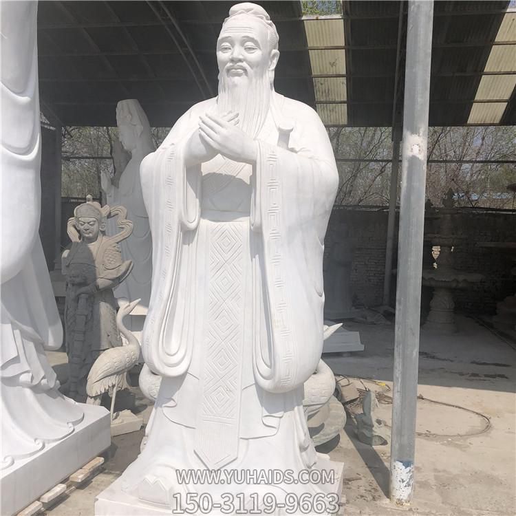 大理石石雕戶(hù)外園林景觀(guān)石雕古代名人景觀(guān)雕塑