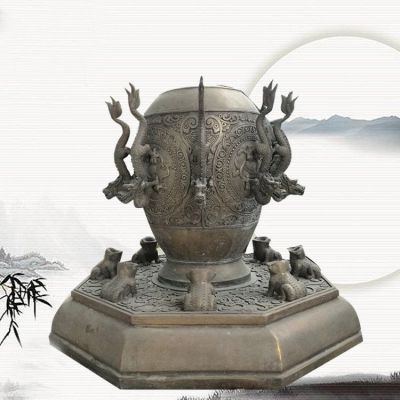 庭院青銅器仿古創(chuàng  )意雕塑