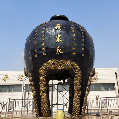 大型不銹鋼創(chuàng  )意城市標志景觀(guān)雕塑