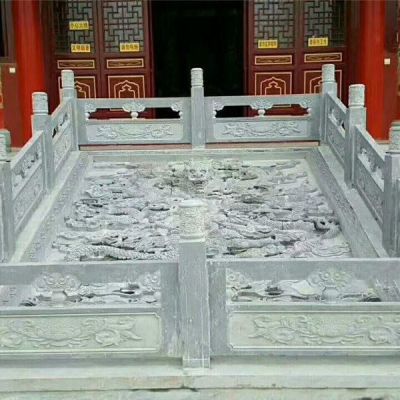 景區寺院古建筑青石浮雕花紋壁畫(huà)墻裝飾擺件