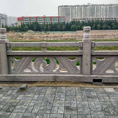 河道公園園林景觀(guān)圍欄雕塑