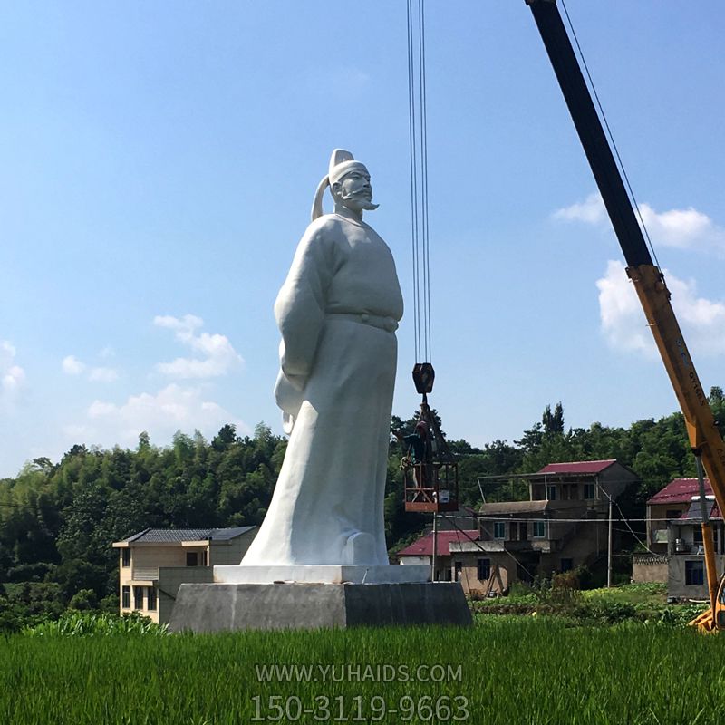 景區公園大型漢白玉詩(shī)仙李白雕塑