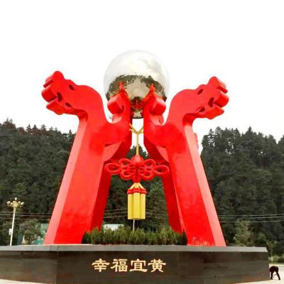 戶(hù)外城市不銹鋼抽象藝術(shù)景觀(guān)雕塑