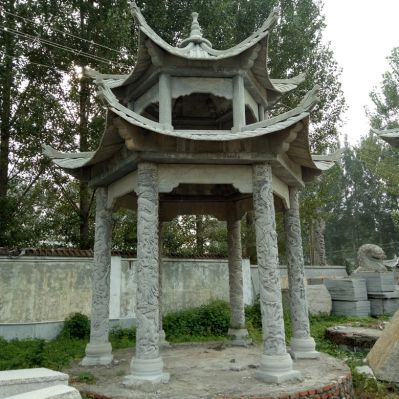 村莊戶(hù)外景觀(guān)擺放休息仿古涼亭