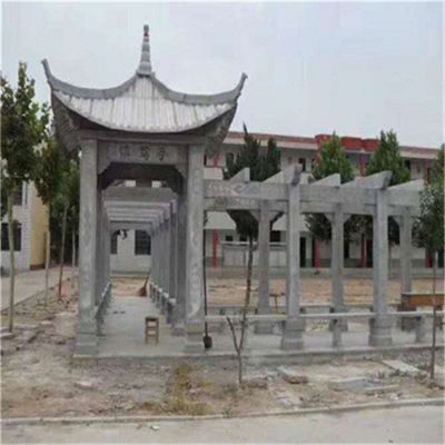 公園大理石石雕園林創(chuàng  )意大理石石雕長(cháng)廊