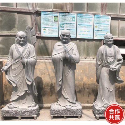 大理石石雕戶(hù)外寺廟十八羅漢雕塑