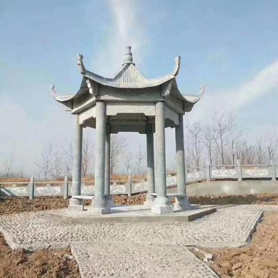 大理石石雕園林景觀(guān)大型涼亭