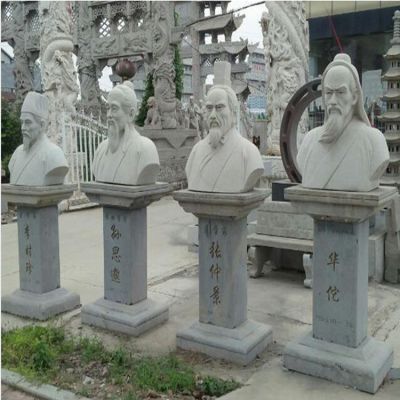 大理石浮雕古代四大名醫胸像醫院學(xué)院石雕