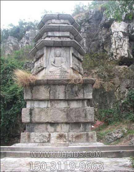 寺院景觀(guān)古代舍利塔雕塑