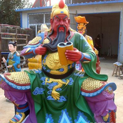 武財神像關(guān)二爺鎮宅招財關(guān)公鑄銅雕塑