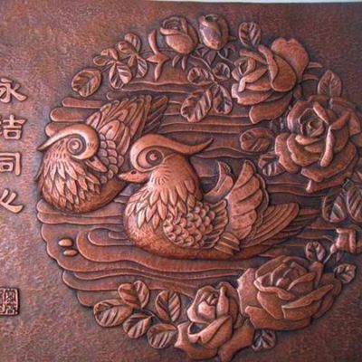 庭院室內創(chuàng  )意銅雕壁畫(huà)雕塑