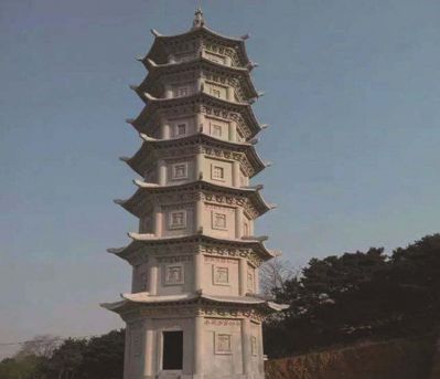 佛塔雕塑-大理石寶塔園林景觀(guān)石雕