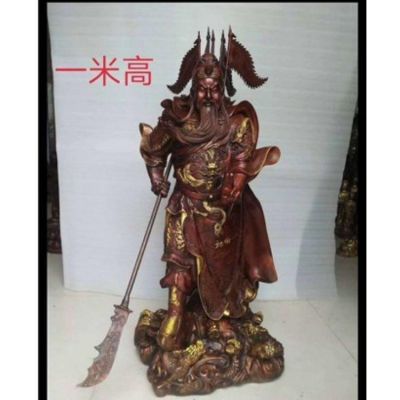 家居供奉招財(cái)九龍武財(cái)神雕塑